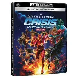 justice league : crisis on infinite earths - partie 1 - 4k ultra hd + blu - ray - édition boîtier steelbook