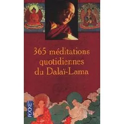 livre 365 méditations quotidiennes du dalaï - lama