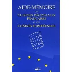 livre aide - mémoire cuisines europ et régionales frses