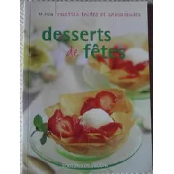 livre desserts de fetes