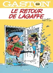 livre gaston tome 22 - le retour de lagaffe