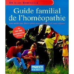 livre guide familial de l'homeopathie