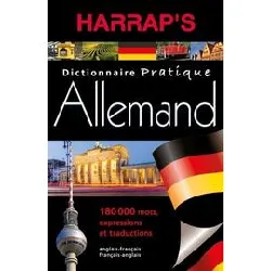 livre harrap's pratique allemand