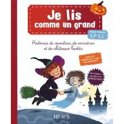 livre histoires de monstres, de sorcières et de châteaux hantés - jeunes lecteurs cp - ce