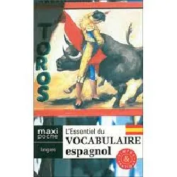 livre l'essentiel du vocabulaire espagnol