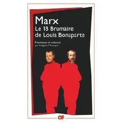 livre le dix - huit brumaire de louis bonaparte