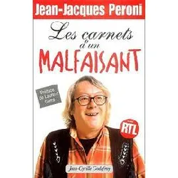 livre les carnets d'un malfaisant