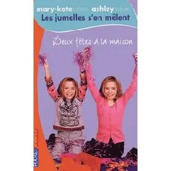 livre les jumelles s'en mêlent tome 8 - deux fêtes à la maison