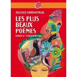 livre les plus beaux poèmes d'hier et d'aujourd'hui