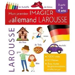 livre mon premier imagier d'allemand larousse