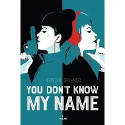 livre you don't know my name tome 1
