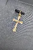 pendentif croix motifs limés or 750 millième (18 ct) 0,57g