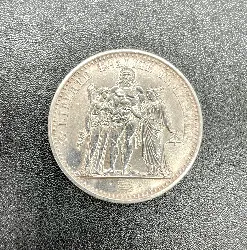 pièce argent 10 francs hercule 1972 argent 900 millième 25,16g