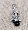 swarovski pendentif / charm fantôme pavé de cristaux