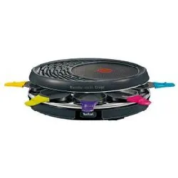 tefal re132812 raclette grill crêpier 8 coupelles