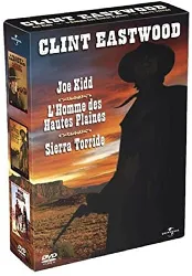 dvd coffret clint eastwood 3 dvd : l'homme des hautes plaines / sierra torride / joe kidd