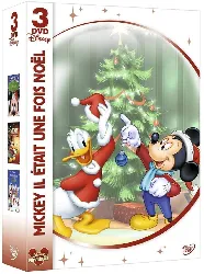 dvd coffret mickey - il était une fois noël - pack