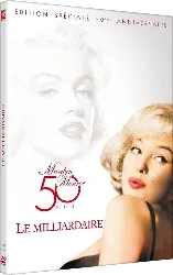 dvd le milliardaire - marilyn monroe, 50 ans