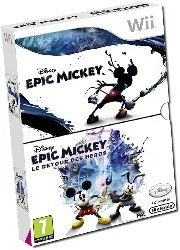 jeu wii disney epic mickey + disney epic mickey : le retour des héros