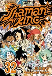 livre shaman king, tome 32 : : avec un shitajiki