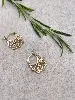 2665300 petites boucles d'oreilles créoles à motifs ajourés