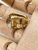 bague swarovski crital jaune facetté t51