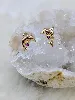 boucles d'oreilles or dauphins chacun orné d'un rubis or 750 millième (18 ct) 0,64g