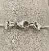 bracelet argent motif mors de cheval argent 925 millième (22 ct) 8,40g