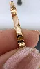 bracelet jonc en or rose motifs fantaisies or 750 millième (18 ct) 14,77g