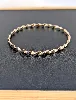 bracelet jonc motifs torsadés or 750 millième (18 ct) 12,64g