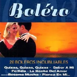 cd bolero : 20 boleros inoubliables