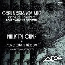 cd carl maria von weber - intégrale des concertos pour clarinette et orchestre (1990)