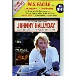 cd johnny hallyday - pas facile (2012)