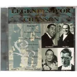 cd legendes d'or de la chanson francaise. vol 2