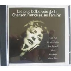 cd les plus belles voix de la chanson française au féminin