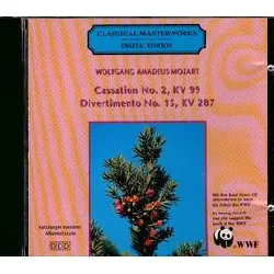 cd mozart cassation no.2, kv 99 - divertimento no. 15, kv 287