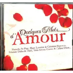 cd various - quelques mots d'amour (2002)