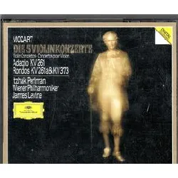 cd wolfgang amadeus mozart - die 5 violinkonzerte = violin concertos = concertos pour violon - adagio kv 261 - â rondos kv 261a & 