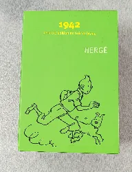 coffret de 8 bd : herge tintin 1942 derniere edition en noir et blanc