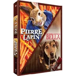 dvd coffret pierre lapin et l'incroyable aventure de bella dvd