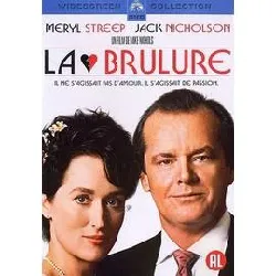 dvd la brûlure - edition belge