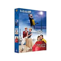 dvd la la land + chantons sous la pluie + un américain à paris - pack