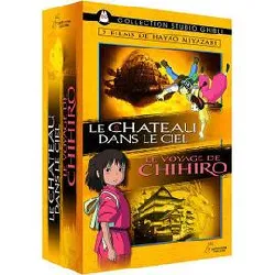 dvd le château dans le ciel + le voyage de chihiro - pack