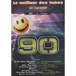 dvd le meilleur des tubes en karaoké - les années 90