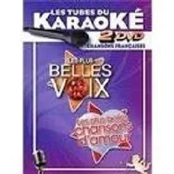 dvd les tubes du karaoké : les plus belles voix - les plus belles chansons d'amour (coffret de 2 dvd)