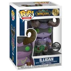 figurine funko! pop - world of warcraft n°14 - illidan - métallique (52847)