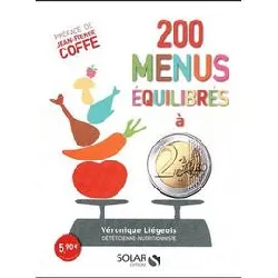 livre 200 menus équilibrés à 2 euros