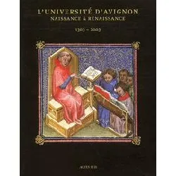 livre 7ème centenaire de l'université d'avignon