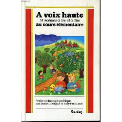 livre a voix haute au cours élémentaire