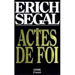 livre actes de foi